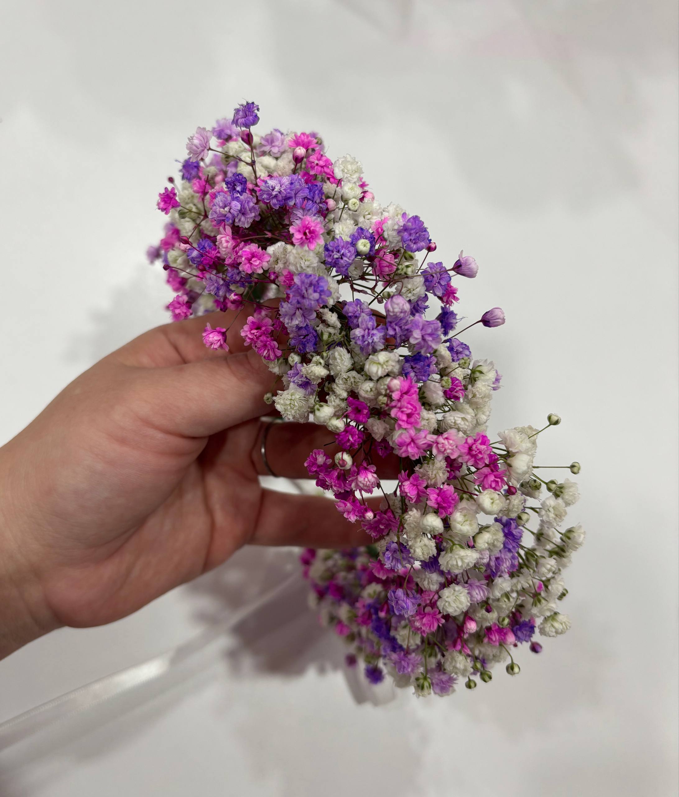 Pink-White-Purple Floral Wreath